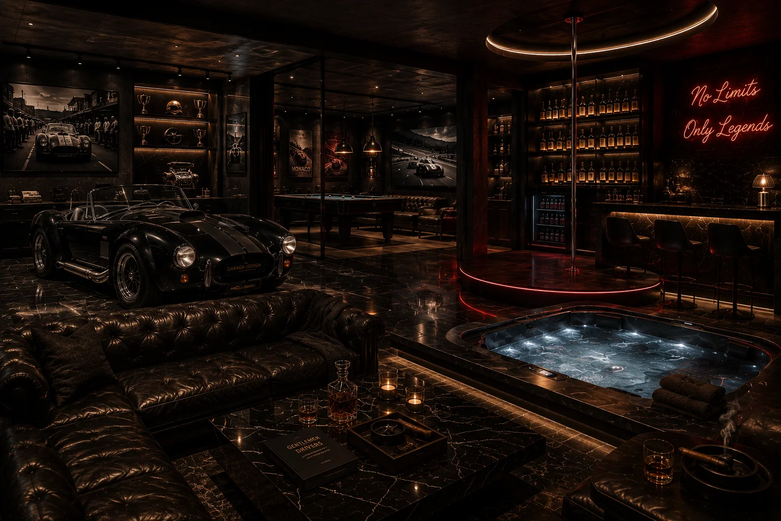 Private Club Automotiv Spaces Private Club
